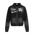 Zipper hoodie short