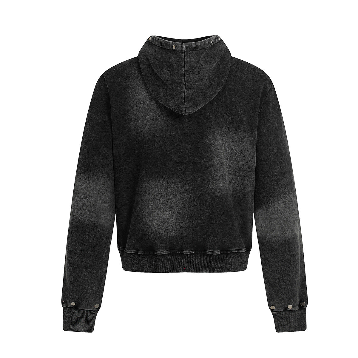 Zipper hoodie short