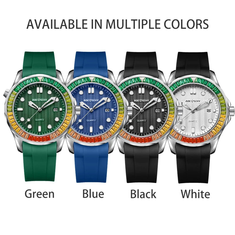 Endurance Sport Wristwatch Calendar Watch for Men Business Leisure Quartz Wristwatches Luminous Waterproof reloj hombre