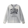 V-neck sweatshirt pullover sweatshirt
